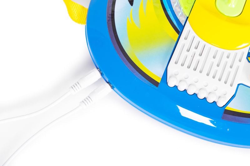 Zestaw gitara elektryczna mikrofon statyw dla dzieci mp3 - niebieska zdjęcie 8