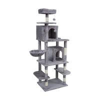 Drapak dla kota legowisko zabawka domek wieża budka wysoka 173 cm