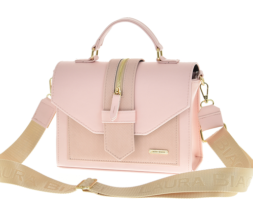 torebka laura biaggi – stylowa elegancja w odcieniu whitepink na Arena.pl