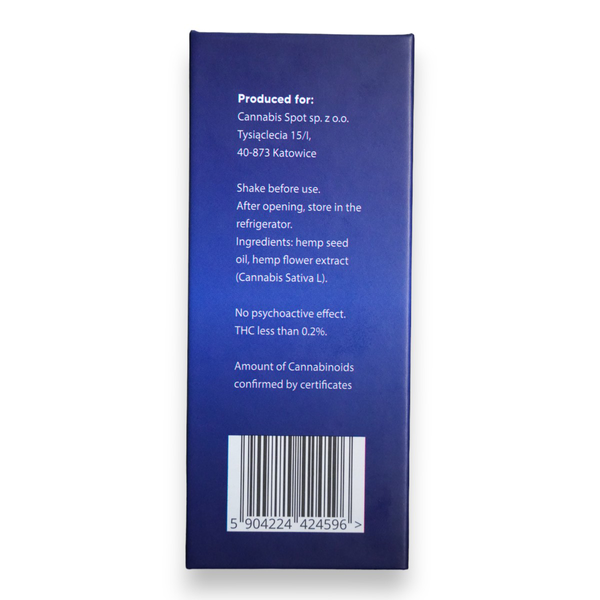 Olejek Sleep&Dream Premium - 5% CBD + 20% CBN zdjęcie 5