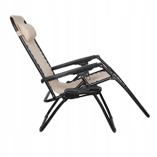 Leżak metal beże i brązy AbarQs na Arena.pl