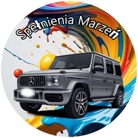 Opłatek na tort Mercedes Auto Samochód Logo Urodziny 18 30 40 50