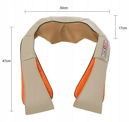 MASAŻER DO KARKU SZYI PLECÓW KRĘGOSŁUPA NÓG PAS MASUJĄCY SHIATSU KARK na Arena.pl