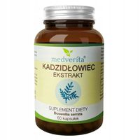 MEDVERITA KADZIDŁOWIEC BOSWELLIA 65% KWASY BOSWELIOWE 120KAPS NA PAMIĘĆ