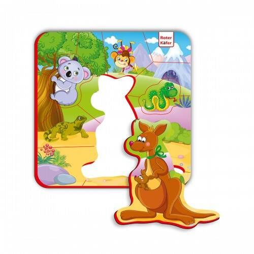 Piankowe Puzzle Edukacyjne Zwierzęta Z Australii Dla Dzieci Rk5010-09 na Arena.pl