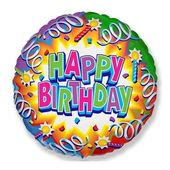 balon foliowy 18" happy birthday urodziny sto lat