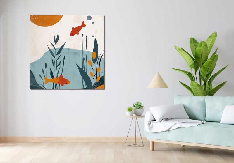 Obraz 100x100cm Podwodny Świat zdjęcie 2