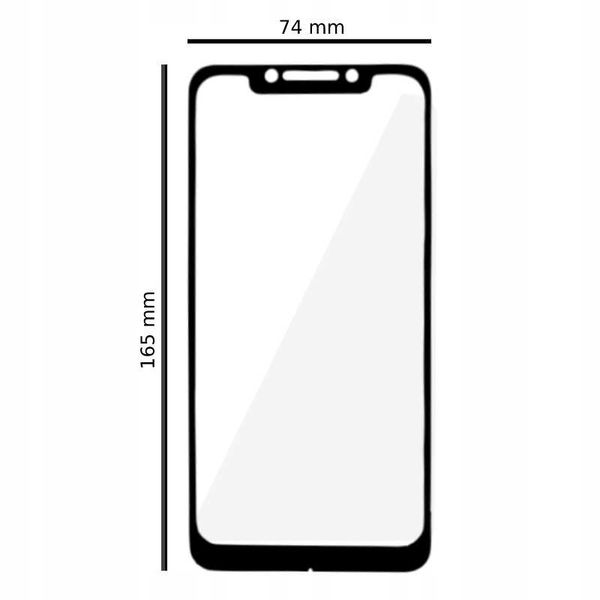 Spacecase Glass 5D Xiaomi Pocophone F1 zdjęcie 3