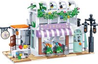 Nimpark Zestaw Klocków do Budowania Kwiatowa Ulica dla Dzieci 6 +