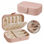 kuferek szkatułka na biżuterię kolczyki pudełko organizer pojemny prezent