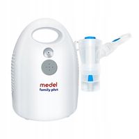 INHALATOR NEBULIZATOR DLA DZIECI MEDEL FAMILY PLUS + RHINO NA NOS ZATOKI