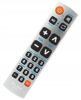 Pilot uniwersalny TV Blow RC-04 dla seniora i dziecka. Duże przyciski