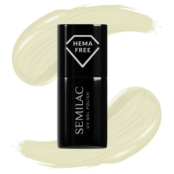 SEMILAC Lakier hybrydowy 441 Ghost White 7ml zdjęcie 1