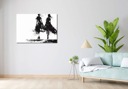 Obraz 100x70cm Atramentowy Przerys na Arena.pl