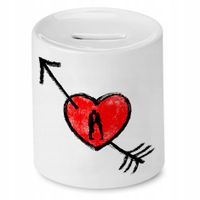 Skarbonka Prezent Na Walentynka Dla Dziewczyny Z Nadrukiem Ze Zdjęciem