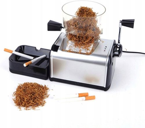 Elektryczna Nabijarka do Papierosów Tłokowa Maszynka Automatyczna Tytoniu na Arena.pl