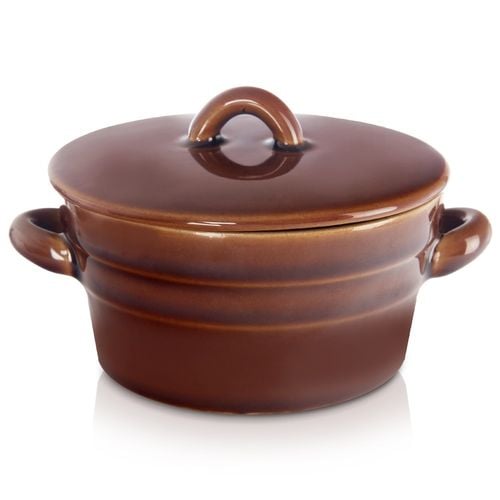 Pojemnik Ceramiczny Kuchenny Garnek na Smalec Żywność Miska na Zupę 340 ml na Arena.pl