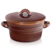 Pojemnik Ceramiczny Kuchenny Garnek na Smalec Żywność Miska na Zupę 340 ml