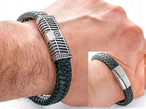 Ekskluzywna bransoleta skórzane rzemienie ! Jakość ! na Arena.pl