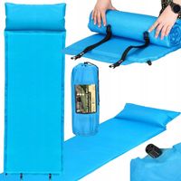 MATA SAMOPOMPUJĄCA KARIMATA 186x53cm Z PODUSZKĄ GRUBA Z POKROWCEM MATERAC