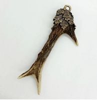 Brelok myśliwski - Parostek Kozła okuty w brązie