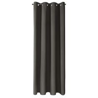 Zasłona na przelotkach zacemniająca LOGAN 140X270 grafitowa