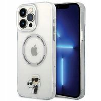 Plecki Karl Lagerfeld do Apple iPhone 13 Pro Max MagSafe bezbarwny