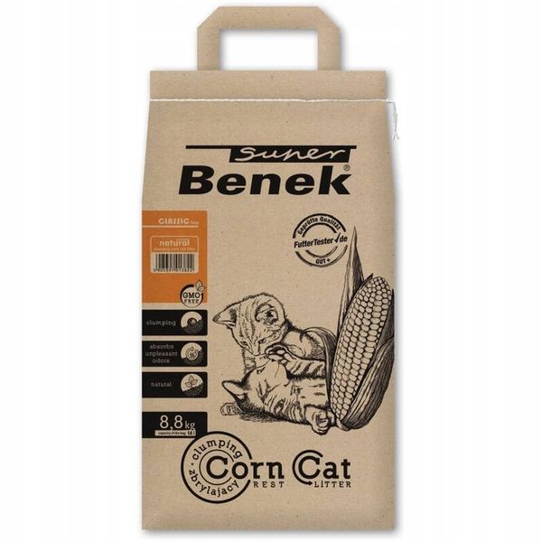 Żwirek Certech Super Benek Corn Cat Naturalny 14L zdjęcie 1