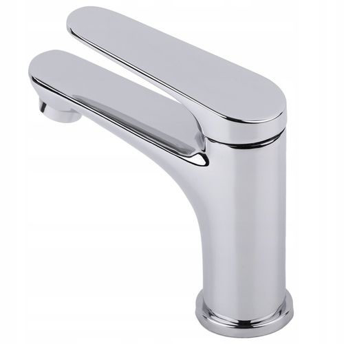 Bateria umywalkowa stojąca chrom kran łazienkowy srebrny YOKA HOME na Arena.pl