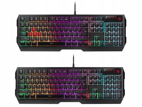 Zestaw dla graczy klawiatura + mysz + podkładka A4TECH BLOODY na Arena.pl