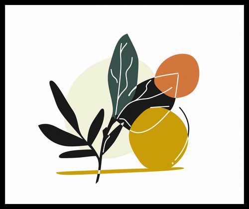 Plakat 60x50cm Elegancka Flora na Arena.pl