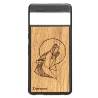 drewniane etui bewood do google pixel 7 pro wilk dąb