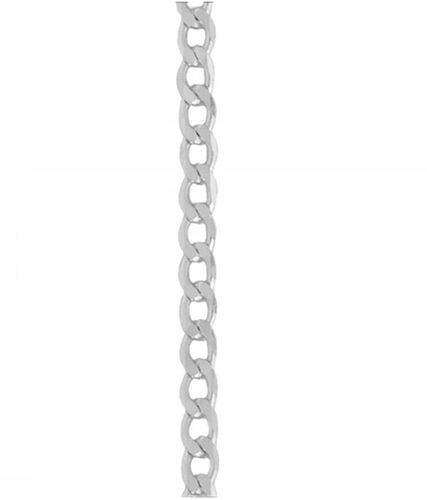 Klasyczny Srebrny Łańcuszek Pancerka Srebro 925 Naszyjnik 45 cm x 2 mm na Arena.pl