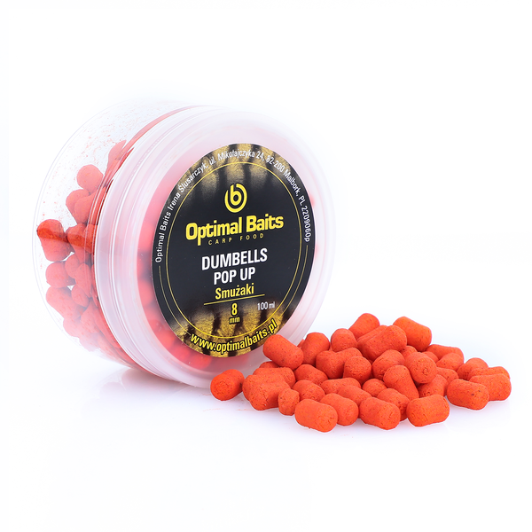Optimal Baits Dumbells Pop Up POMARAŃCZA CZEKOLADA 8mm zdjęcie 1