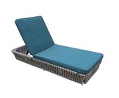 Łóżko aluminiowe  przeplatane sznurem CORDA