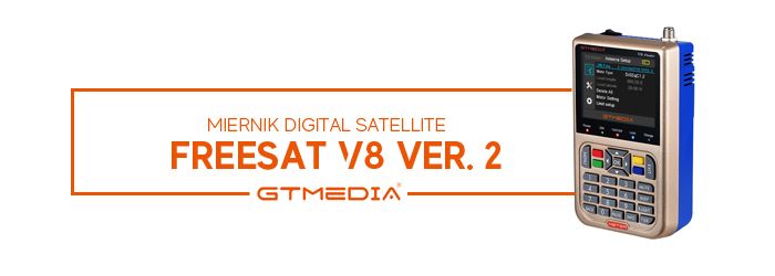 Miernik sygnału satelitanrego Digital Satellite Finder FreeSAT V8 ver.2 DVB-S na Arena.pl