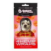 wrapy konopne g-rollz strawberry truskawka - 4 szt.