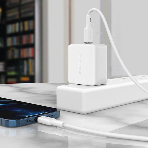 kabel przewód do iphone mfi usb-c - lightning 30w 3a 1.2m czarny na Arena.pl