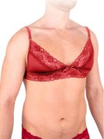 prowler red lace garter set medium