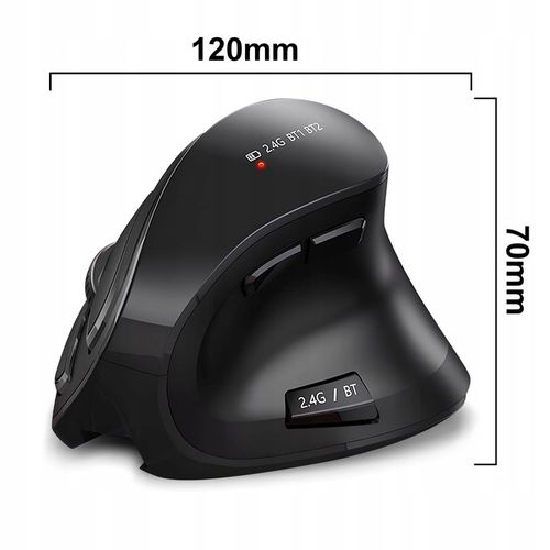 Myszka wertykalna RENEW FORCE pionowa MYSZ bezprzewodowa WiFi Bluetooth PRO na Arena.pl
