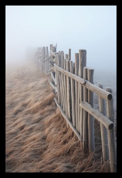 Plakat 20x30cm Mgła nad Wydmami zdjęcie 2