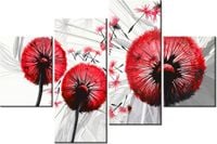 140CM 70 OBRAZ DMUCHAWCE CZERWIENI ŚCIENNY