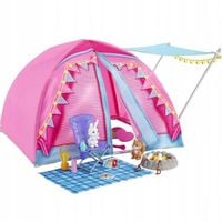 Barbie Zestaw Kempingowy Namiot + 2 lalki HGC18