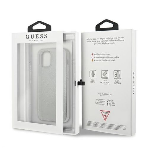 Guess GUHCP12S3D4GTR iPhone 12 mini 5,4" transparent hardcase 4G 3D Pattern na Arena.pl