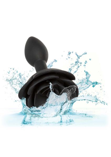 Small Rose Anal Plug Black zdjęcie 10