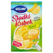 Gellwe Słodki Kubek Kisiel z kawałkami owoców smak banan cytryna 28 g