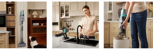 Odkurzacz bezprzewodowy PROSCENIC P16 45000Pa 550W światło LED zginana rura na Arena.pl