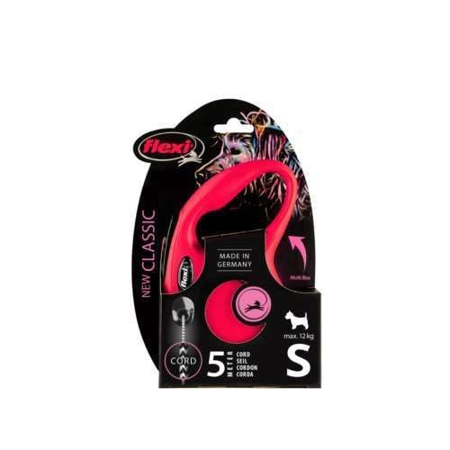 Smycz Flexi Classic rozm.S-5m do 12kg,czerw. linka na Arena.pl