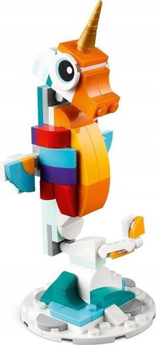 KLOCKI LEGO CREATOR 31140 MAGICZNY JEDNOROŻEC KONIK MORSKI PAW 3W1 + TORBA na Arena.pl