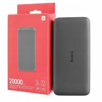 Powerbank Xiaomi Mi Redmi 20000mAh 18W FAST CHARGE CZARNY SZYBKIE ŁADOWANIE